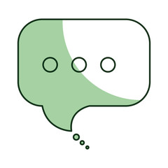 speech bubble isolated icon vector illustration design