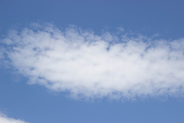 white cloud on the blue sky background. texture background