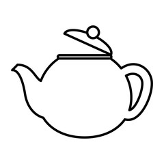 coffee teapot isolated icon vector illustration design
