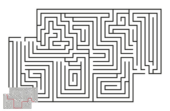 Vector Maze with Answer 65