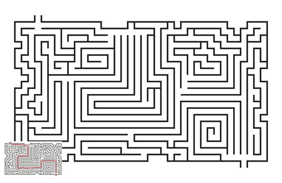 Vector Maze with Answer 67
