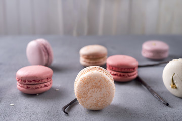 Sweet pastel macaroons