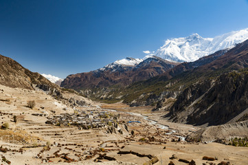 Manang, Annapurna II , Nepal, Himalaje