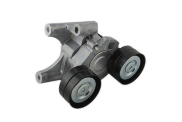 car parts on a gray background