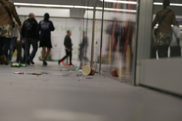 müll auf der strasse