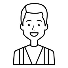 construction workman avatar character vector illustration design