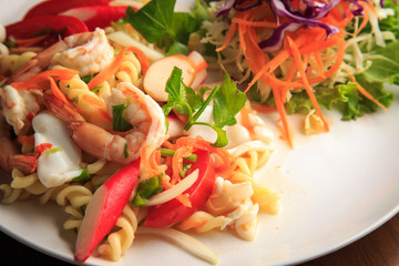 Spicy salad thai food