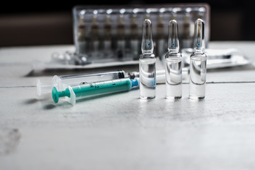 Ampoules drugs,pills and other