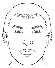 men face chart