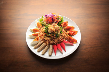 Spicy salad thai food
