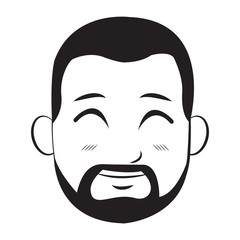 cartoon character man young person vector illustration