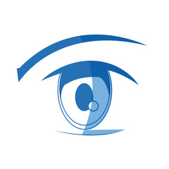 Fototapeta premium anime eye manga comic expression image vector illustration