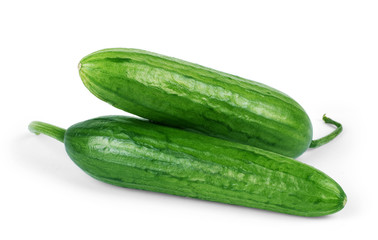 Cucumber isolated on white background