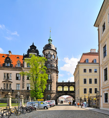 Residenzschloss und Taschenbergpalais Dresden, Sachsen, Deutschland, Europa