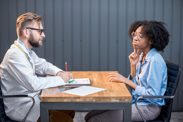 Consultation with a doctor