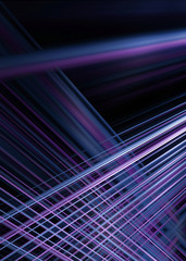 Purple and blue light trails background