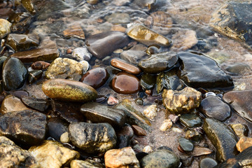 stones in water