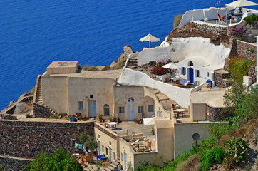 Fototapeta premium Santorini island
