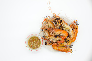 grilled prawns 
