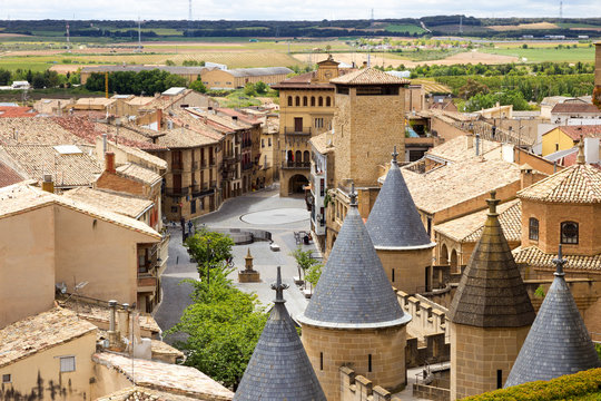 Olite, a historical village in Navarra Spain