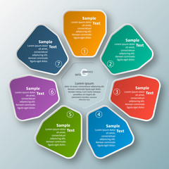 Abstract 3D Paper Infographics