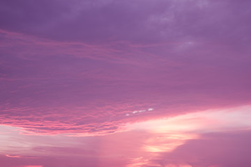 Sky and clouds / Sky and clouds at twilight.