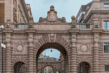 Riksgatan (National Street), Gamla stan, Stockholm, Sweden