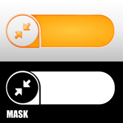 baner z ikoną w kształcie strzałki