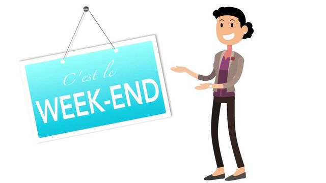 femme en week end