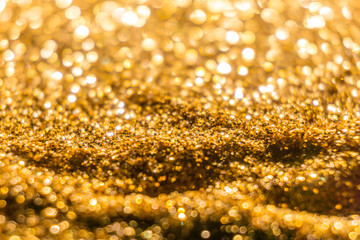 golden glitter texture christmas abstract background
