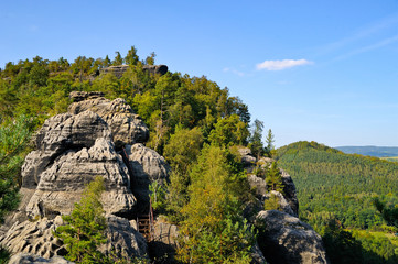 Schrammsteine, Elbsandsteingebirge, Sächsische Schweiz, Sachsen, Deutschland, Europa, Nationalparkregion Sächsische Schweiz, Unesco Weltnaturerbe