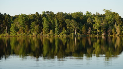 Fototapeta na wymiar Calm Lake Water