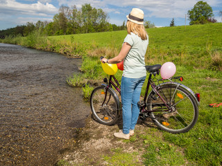 Obraz premium Ausflug mit dem Rad