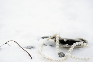 Abanoned Wallet On Snow