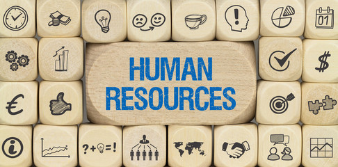 Human Resources / Würfel mit Symbole
