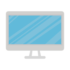 computer desktop isolated icon vector illustration design