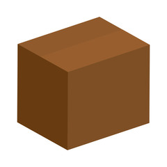 carton box packing icon vector illustration design
