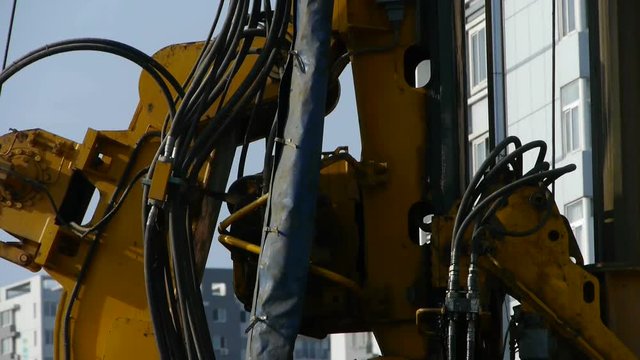 drilling machinery,Construction of city buildings.