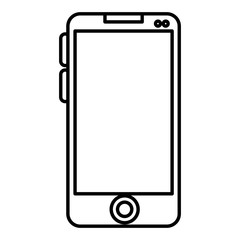 smartphone device isolated icon vector illustration design