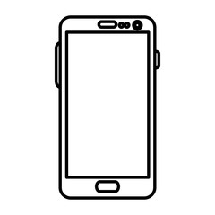 smartphone device isolated icon vector illustration design