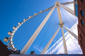 bicycle wheel in Las Vegas (36.117698, -115.16815)