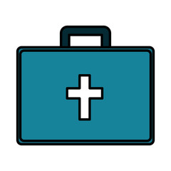Obraz premium medical kit isolated icon vector illustration design