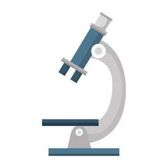microscope laboratory isolated icon vector illustration design