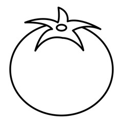 tomato vegetable healthy food vector illustration design