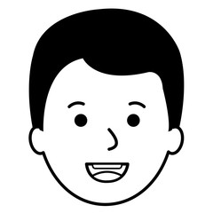 Obraz na płótnie Canvas cute little boy character vector illustration design