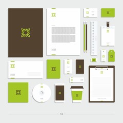 Corporate identity, stationery set.