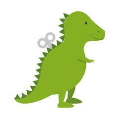 dinosaur rex toy icon vector illustration design