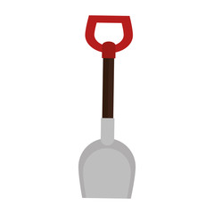 shovel tool isolated icon vector illustration design