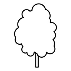 tree plant isolated icon vector illustration design