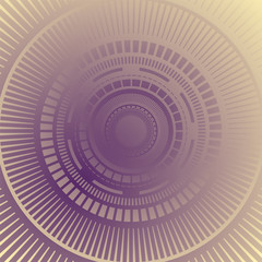 circle metal art background